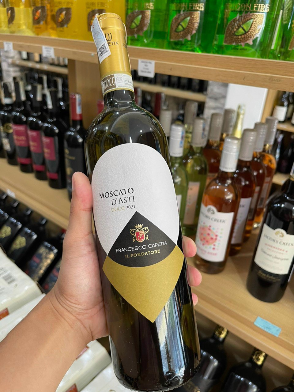 vang ngọt Moscato D'Asti