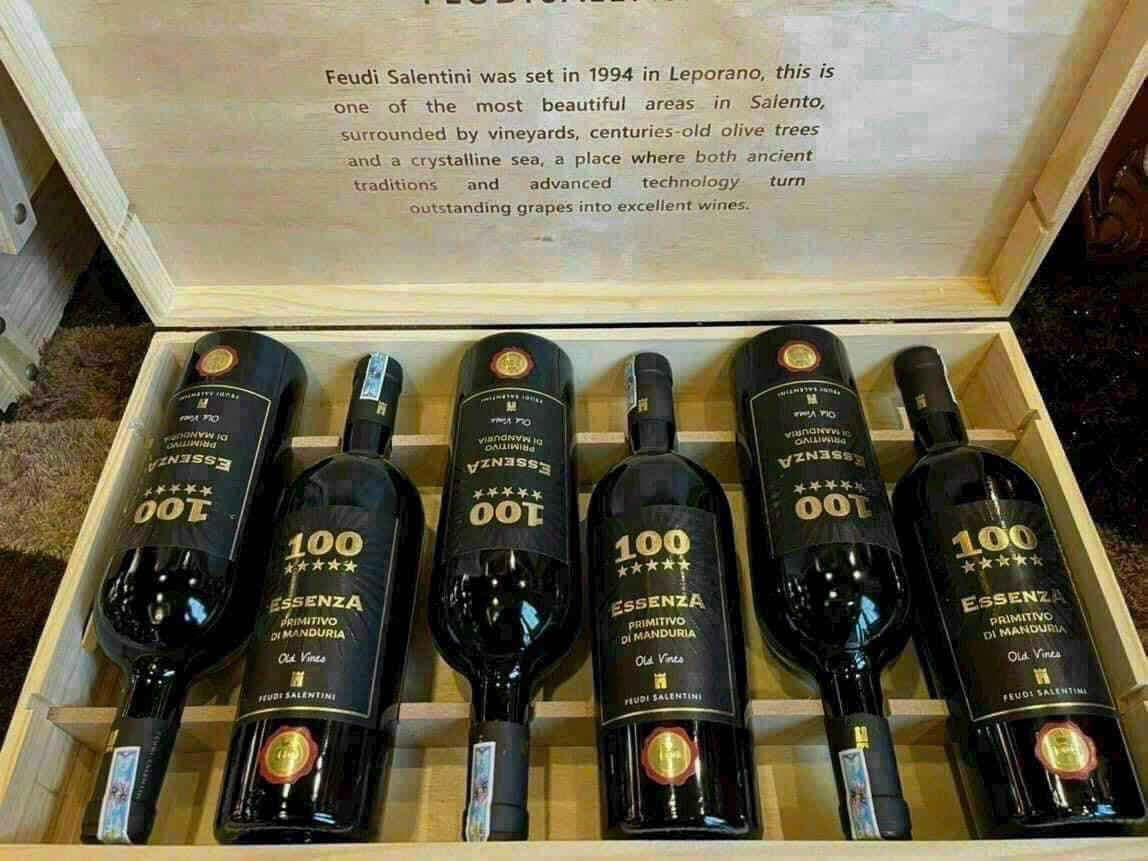 Vang ý ESSENZA 100 PRIMITIVO DI MANDURIA